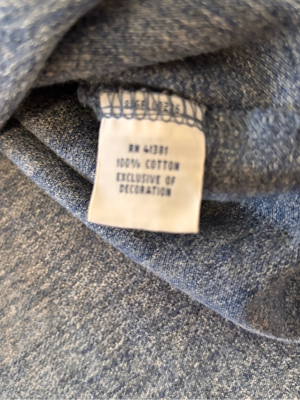 Polo Ralph Lauren Textured Heathered Blue Polo Size Large - Picture 5 of 5